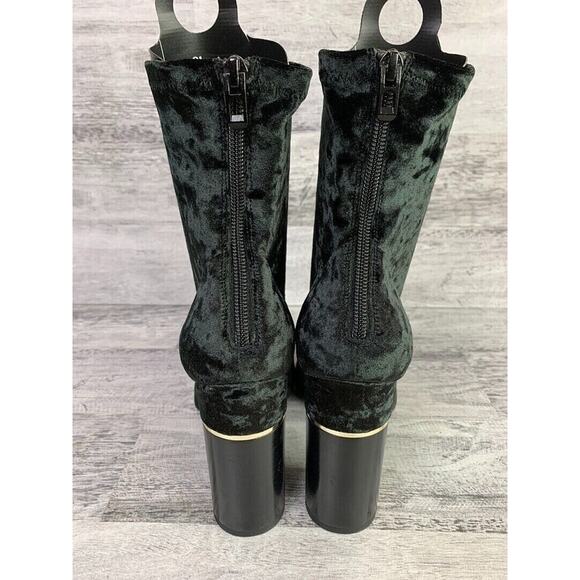 3.1 Phillip Lim Velvet Ankle Boots for Women for sale | eBay 3.1 Phillip Lim Womens Size 10 Black Velvet Ankle Boots With Chunky Heel